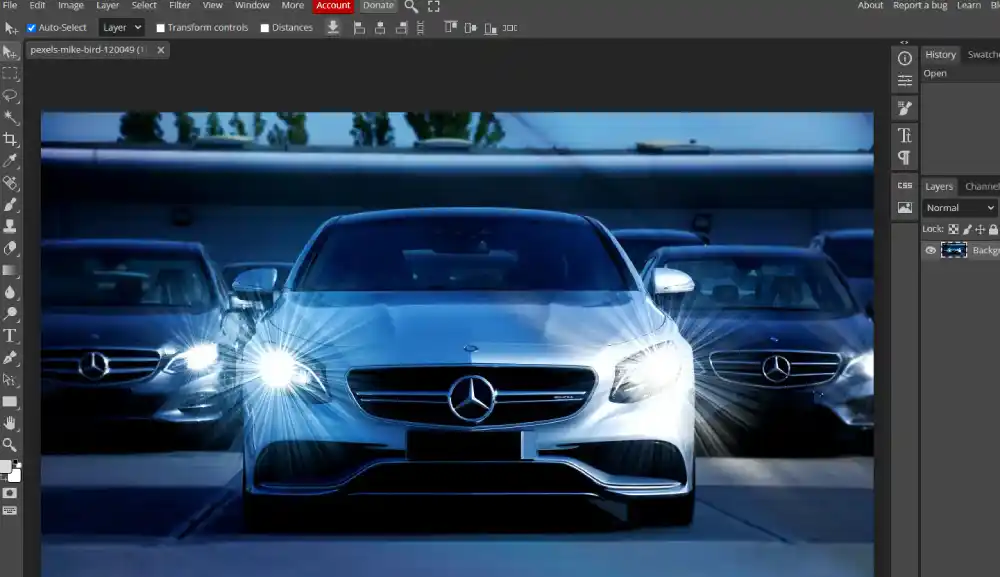 Car Template in Photoshop
