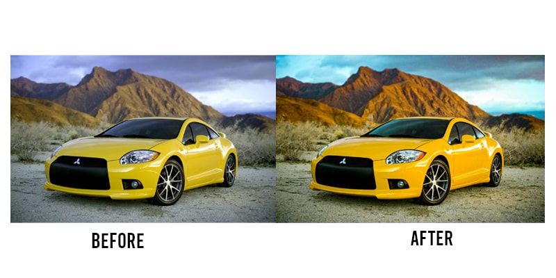best car photo editing settings - Car Media